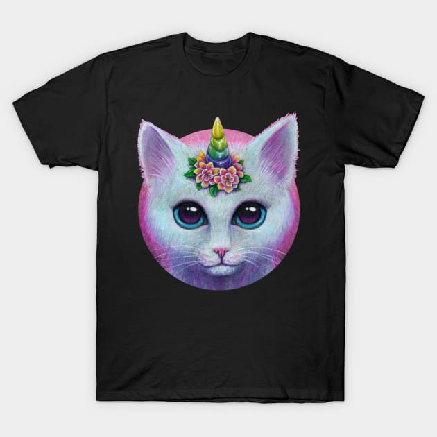 Lil' Uni Kitty T-Shirt by MoniWolf